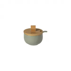 Cukiernica z przykrywką drewnianą i łyżeczką Casafina Pacifica