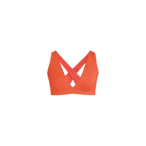 Top de bikini cruzado decote em V feminino Casall image-0