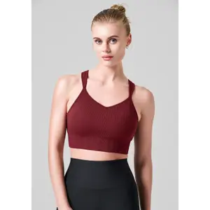 Nahtloser Sport-BH, Damen Casall Rib Padded image-1