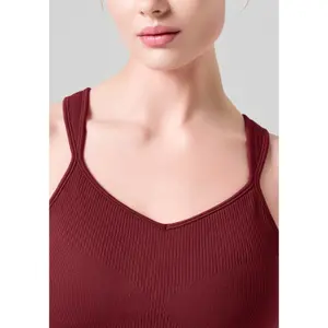 Nahtloser Sport-BH, Damen Casall Rib Padded image-3