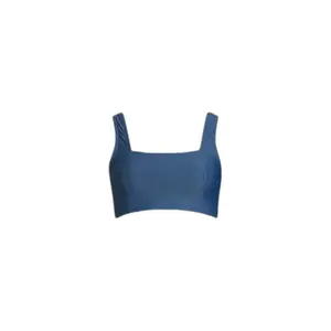 Top de bikini texturizado de col quadrado para mulher Casall image-0