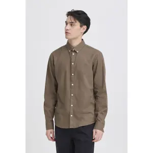 Long sleeve linen blend shirt Casual Friday Anton BD image-4