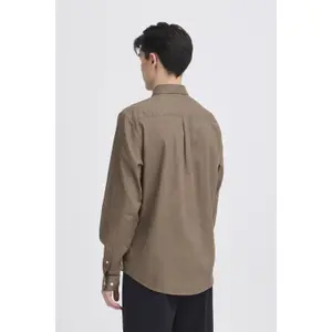 Long sleeve linen blend shirt Casual Friday Anton BD image-5