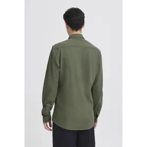 Chemise piqué manches longues jersey Casual Friday Arthur BU image-3