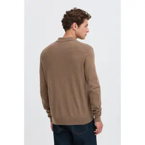 Cotton Long Sleeve Buttoned Polo Casual Friday Cffrode image-6