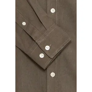 Long sleeve linen blend shirt Casual Friday Hanes image-2