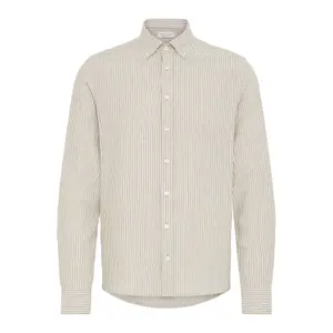 Chemise manches longues lin mix Casual Friday Hanes image-0