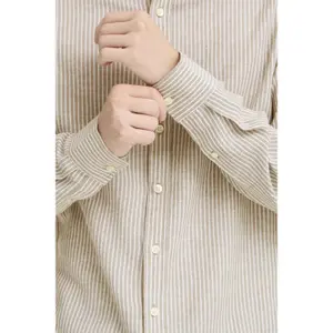 Chemise manches longues lin mix Casual Friday Hanes image-6