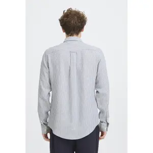 Chemise en lin manches longues Casual Friday CFHanes Mix image-3