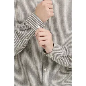 Chemise en lin manches longues Casual Friday CFHanes Mix image-6