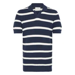 Knitted polo shirt Casual Friday CFDahlind image-0