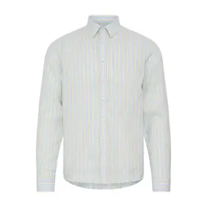 Chemise rayure en lin manches longues Casual Friday CFRissa image-0