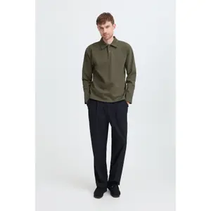 Long Sleeve Polo Casual Friday Cframon image-4