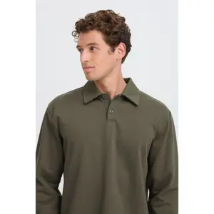 Long Sleeve Polo Casual Friday Cframon image-5