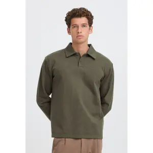 Long Sleeve Polo Casual Friday Cframon image-6
