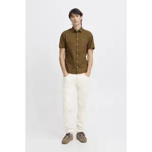 Camisa en mezcla de lino Casual Friday Aksel image-3