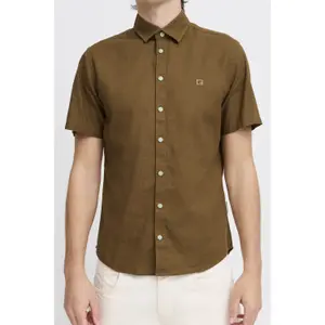 Camisa en mezcla de lino Casual Friday Aksel image-1