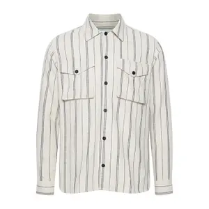 Surchemise rayée manches longues Casual Friday Alvin image-0
