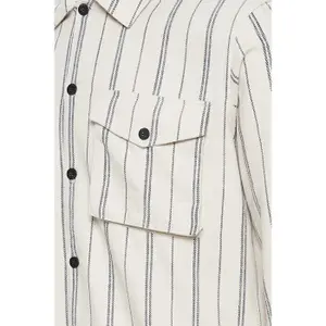 Surchemise rayée manches longues Casual Friday Alvin image-2