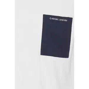 T-shirt avec poche en sergé Casual Friday Tue image-2