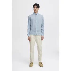 Chemise manches longues en lin Casual Friday Anton image-2