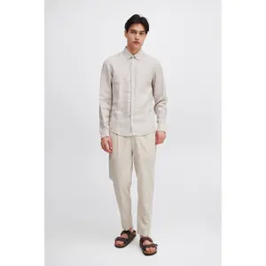 Chemise manches longues en lin Casual Friday Anton image-2