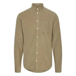 Chemise en velours côtelé manches longues Casual Friday Anton - BD image-0