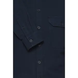 Chemise cintrée teinte en pièce manches longues Casual Friday Anton image-1