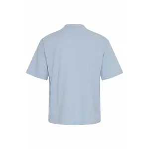 Afslappet T-shirt med centerlogo Casual Friday Tue image-1