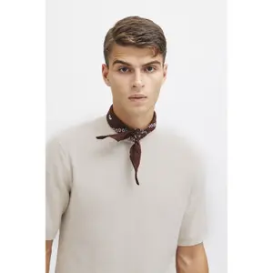 T-shirt de malha em linho misto Casual Friday Karl image-6