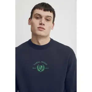 Afslappet broderet sweatshirt Casual Friday Sage image-6