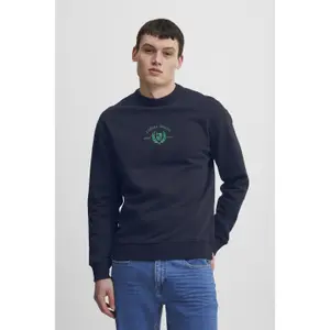 Afslappet broderet sweatshirt Casual Friday Sage image-1
