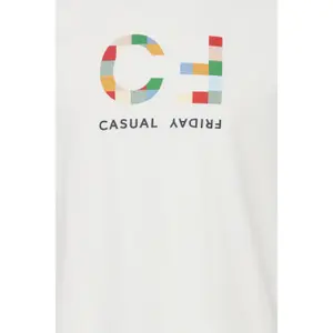 T-shirt impressa em tijolo Casual Friday Thor image-2