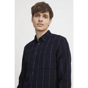 Camisa xadrez de manga comprida Casual Friday Anton image-5