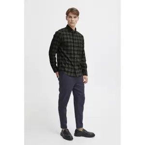 Camisa xadrez de manga comprida Casual Friday Anton BD image-2