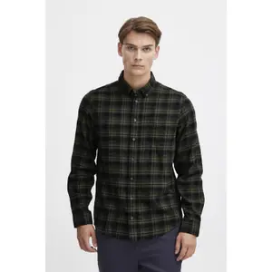 Camisa xadrez de manga comprida Casual Friday Anton BD image-1
