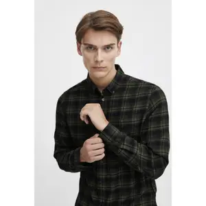 Camisa xadrez de manga comprida Casual Friday Anton BD image-5
