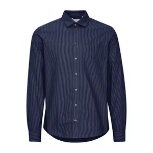Camisa oxford às riscas Casual Friday Anton image-0