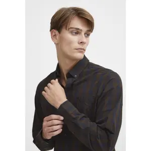 Camisa xadrez de manga comprida Casual Friday Anton Bd image-6