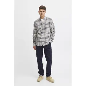 Camisa de xadrez de manga longa em linho Casual Friday Anton BD image-2