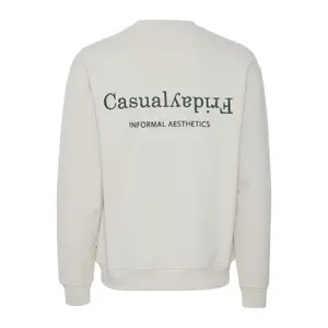 Sweatshirt com bordado nas costas Casual Friday Sage image-3