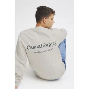 Sweatshirt com bordado nas costas Casual Friday Sage image-5