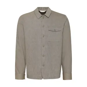 Lange mouw overshirt van gemengde linnen Casual Friday Augusto 0066 image-0