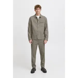 Lange mouw overshirt van gemengde linnen Casual Friday Augusto 0066 image-2