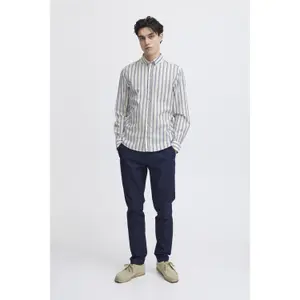 Camisa de riscas de mangas compridas Casual Friday Anton Bd image-3