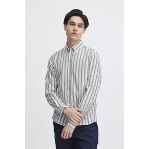Camisa de riscas de mangas compridas Casual Friday Anton Bd image-1