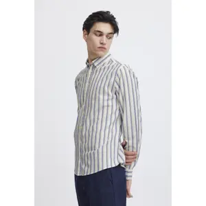 Camisa de riscas de mangas compridas Casual Friday Anton Bd image-6