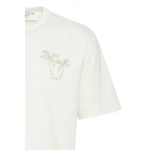 T-shirt casual com bordado no peito Casual Friday Tue image-5