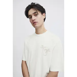 T-shirt casual com bordado no peito Casual Friday Tue image-6