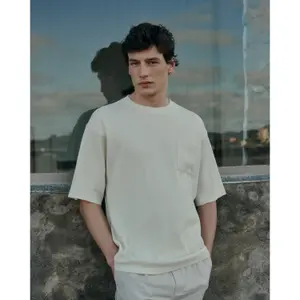 T-shirt casual com textura Casual Friday Tue 0146 image-5